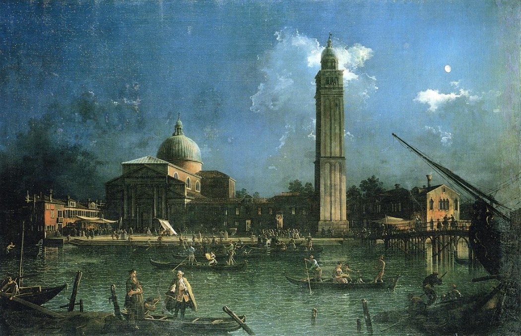 Nocturnal celebrations in San Pietro in Castello. Canaletto, circa 1750/60
